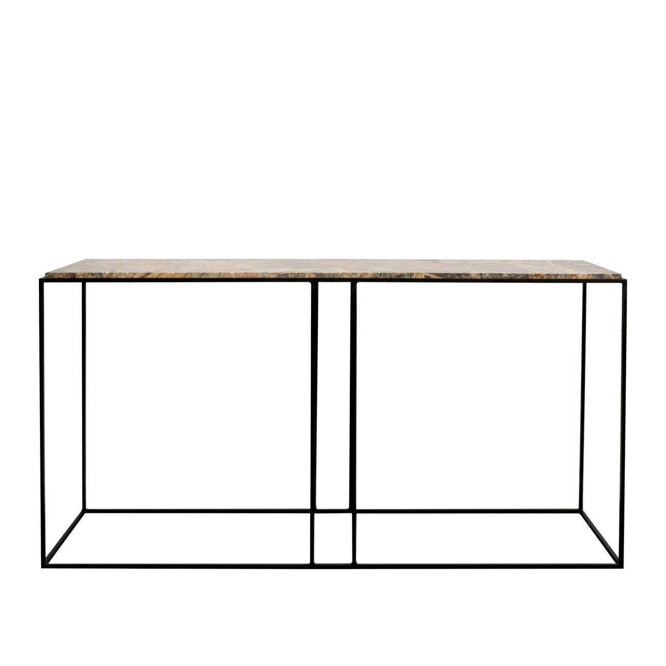 Dion Marble Console Table - Forest