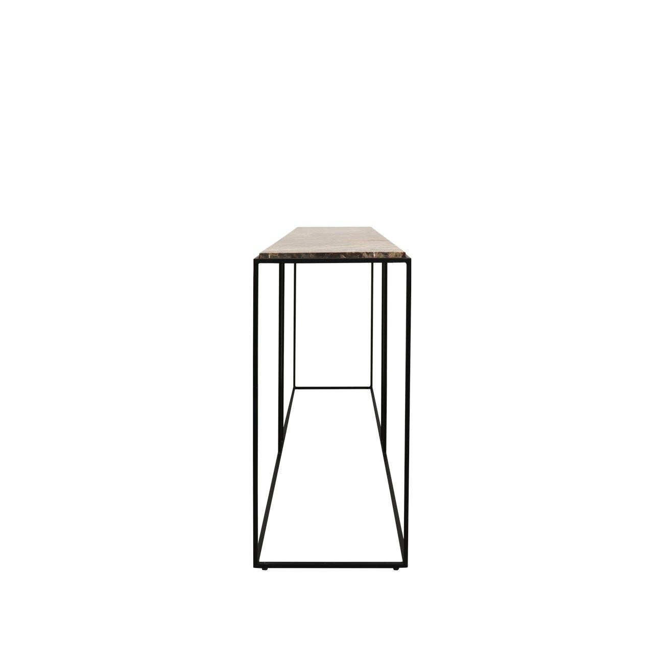 Dion Marble Console Table - Forest
