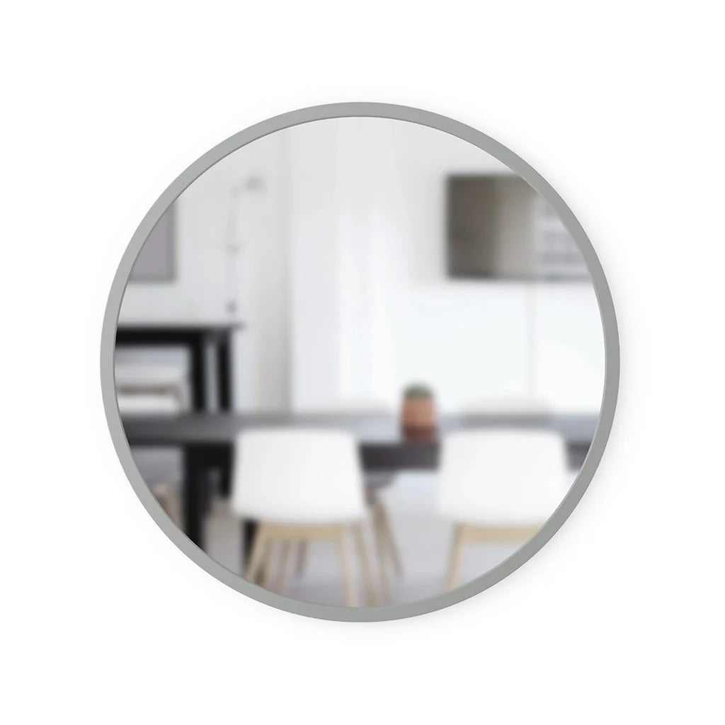 Hub Wall Mirror (94cm) Grey