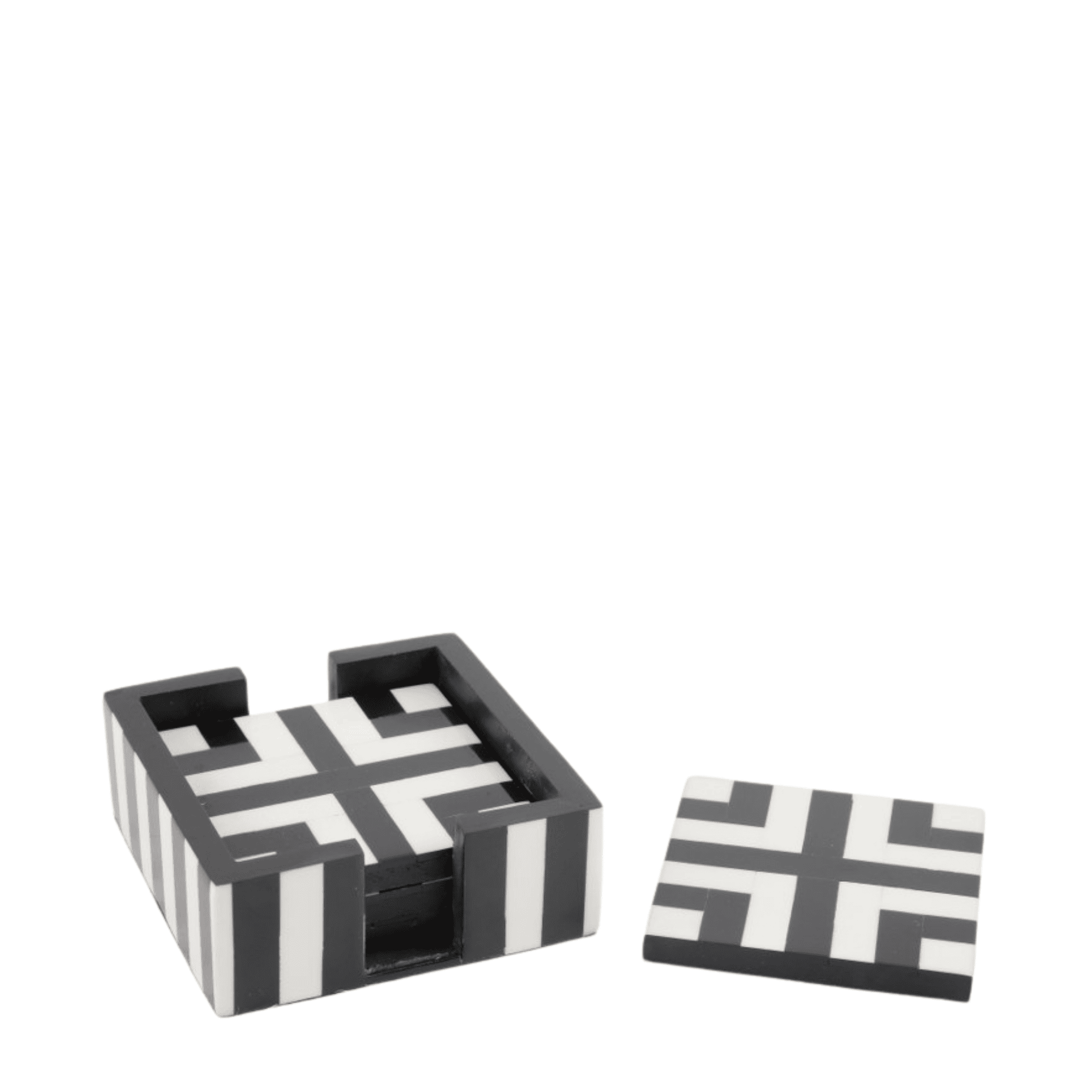 Marble Coaster Set - Ivory