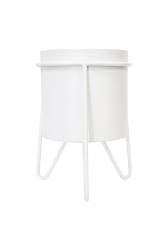 Luca Planter on Stand White