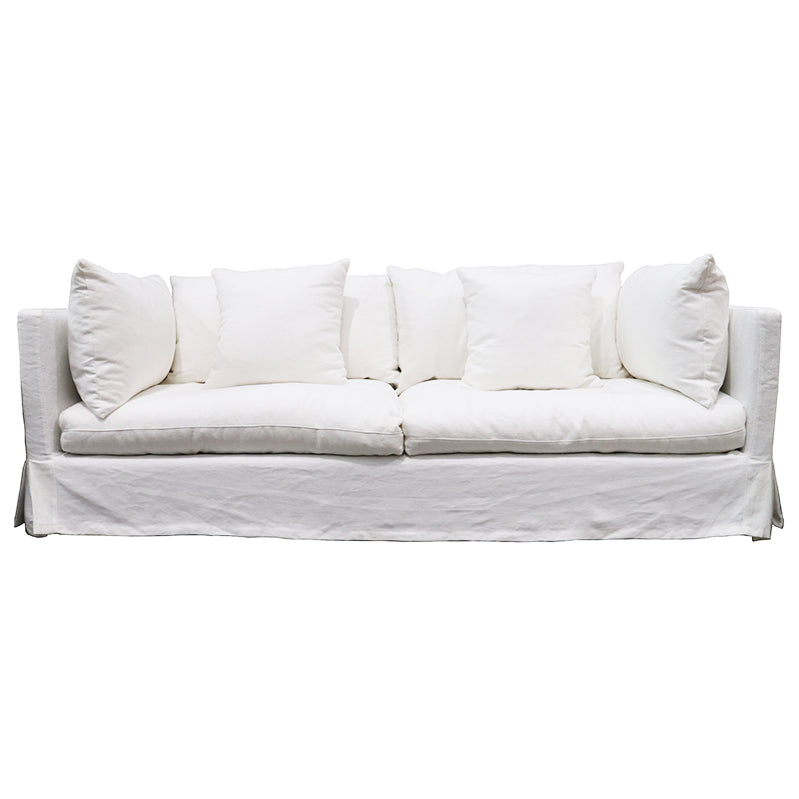 Long Island Sofa - White Linen
