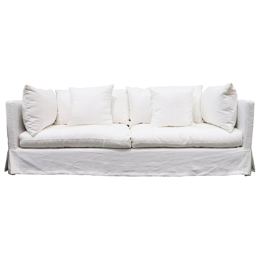 Long Island Sofa - White Linen