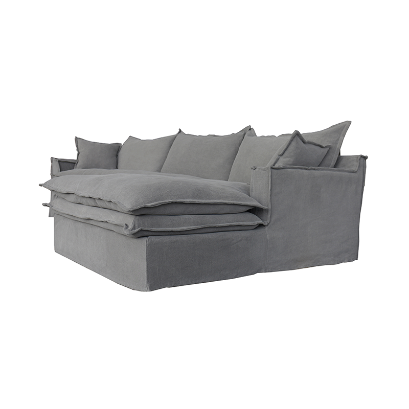 Orlando Chaise Sofa RIght- Grey