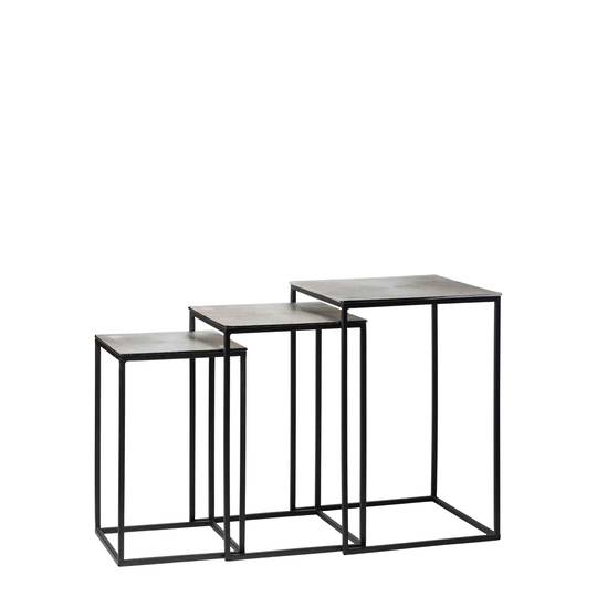 Lima Aluminium Side Table Set of 3