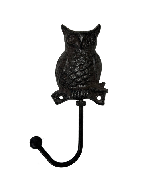 Cast Iron Owl Hook