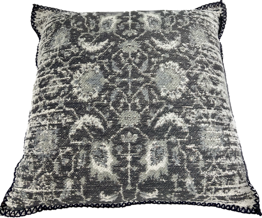 Blue printed cushion