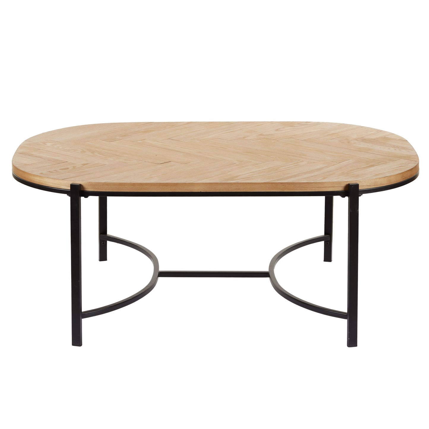 PERRY COFFEE TABLE NATURAL & BLACK