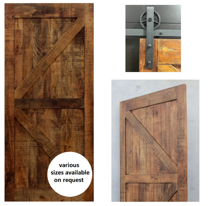 Barn Door - Cabin Style  Package w1200mm