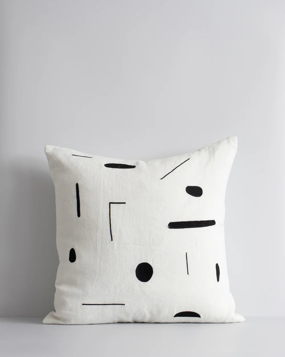 Emile Cushion with Feather Inner - Milk