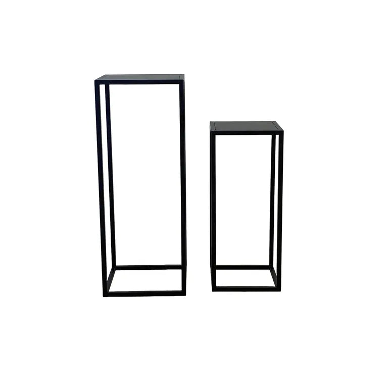 Metal Plinth Set of 2