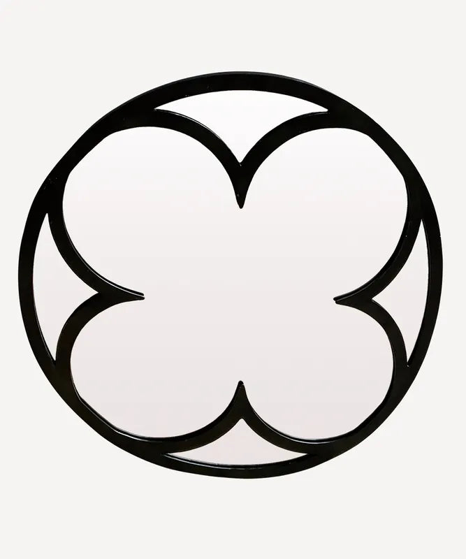 Clover Iron Mirror Black - CLEARANCE