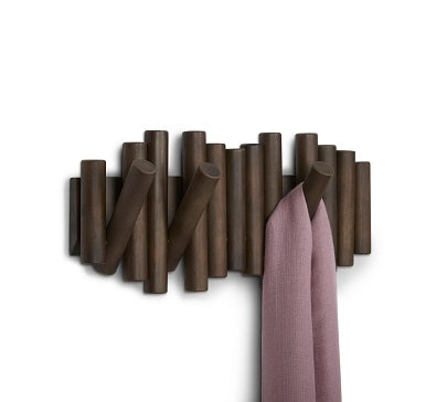Picket 5 Hook - Aged Walnut