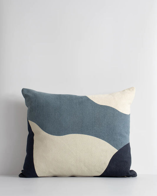 Julian Cushion slate - with feather inner