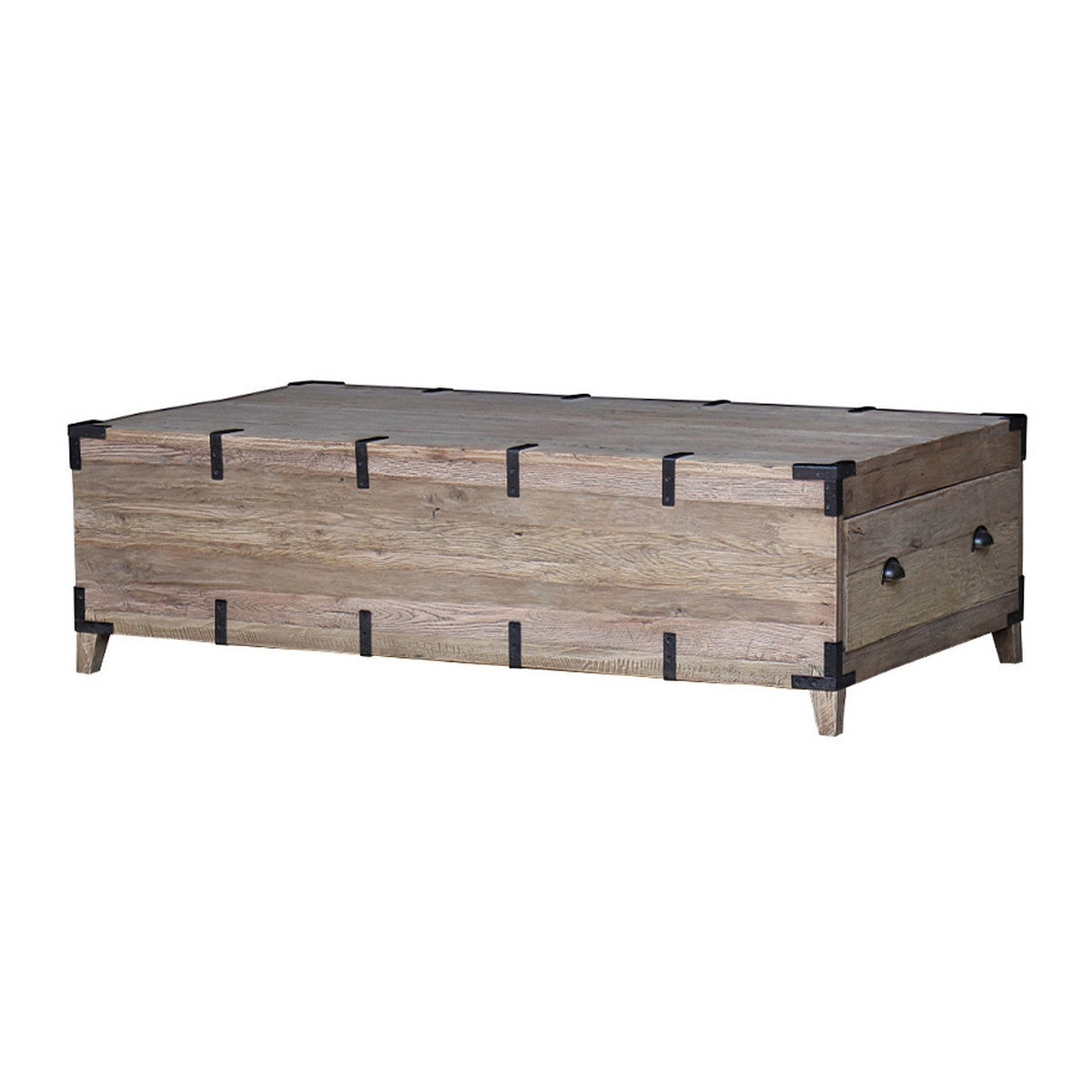 Reclaimed Oak Trunk Coffee Table - Reclaimed Natural Oak