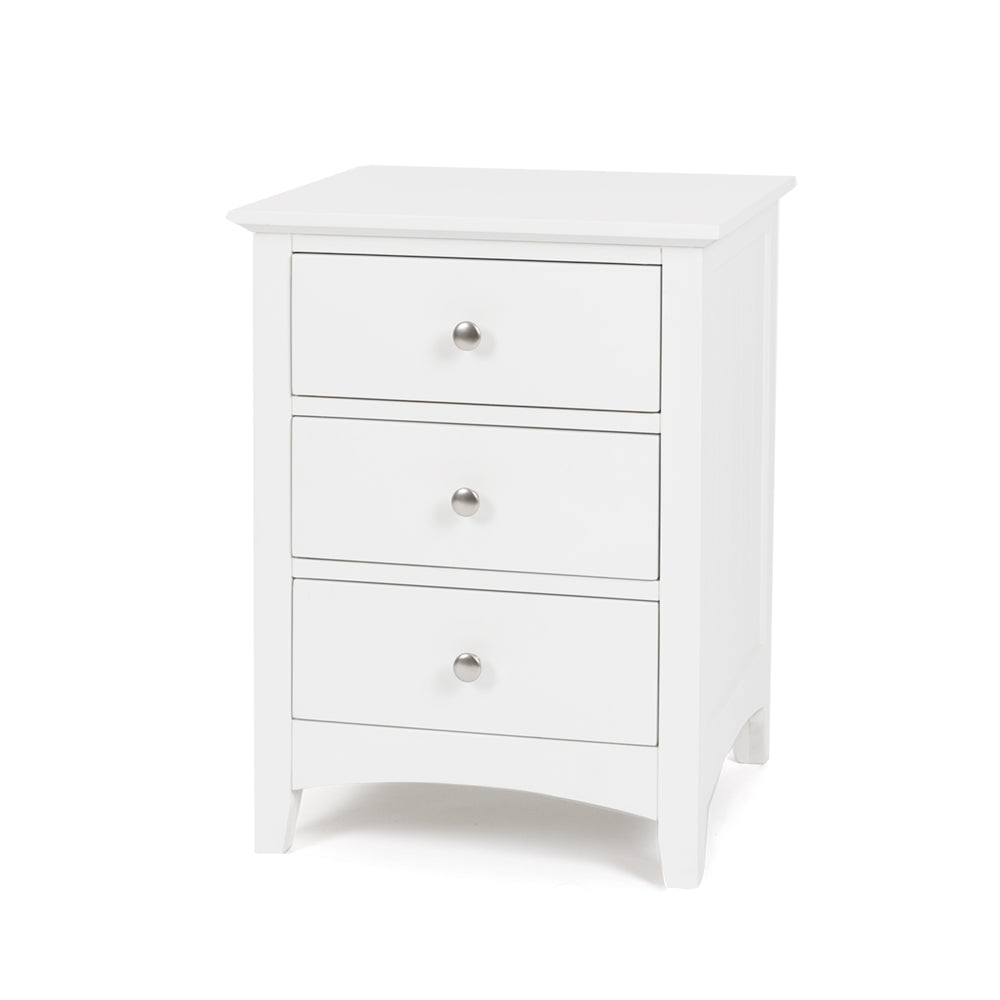 Kathryn Three Drawer Bedside
