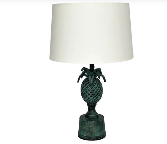 Bermuda antique bronze pineapple lamp