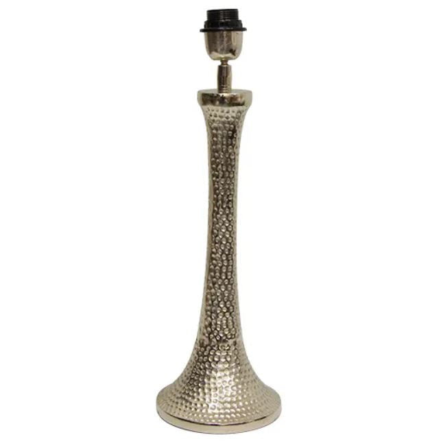 Fluted hammered lamp