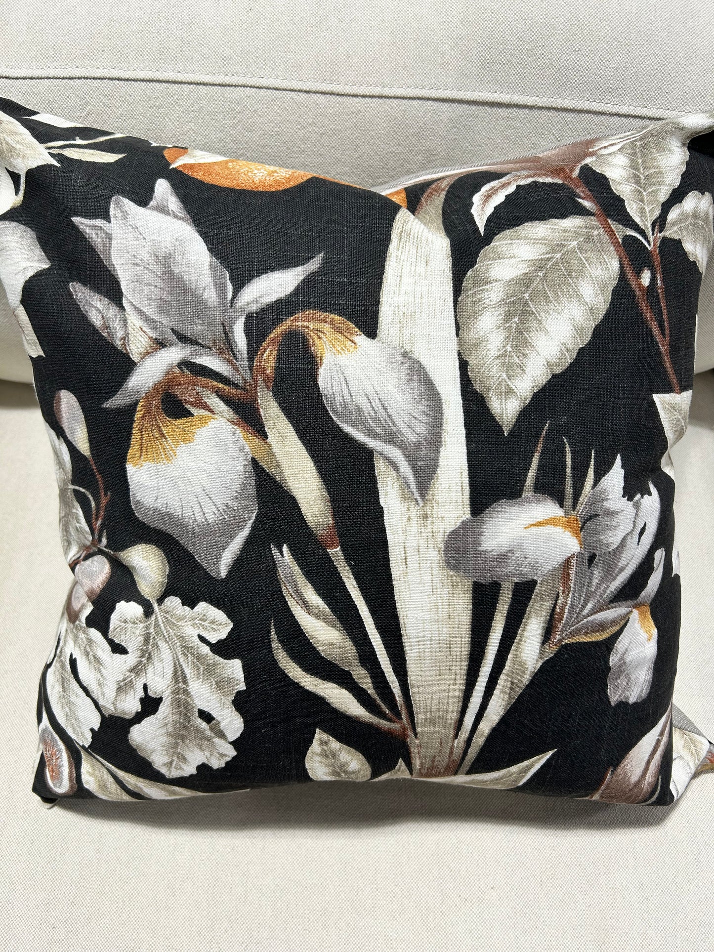 Floral Feather Filled Cushion
