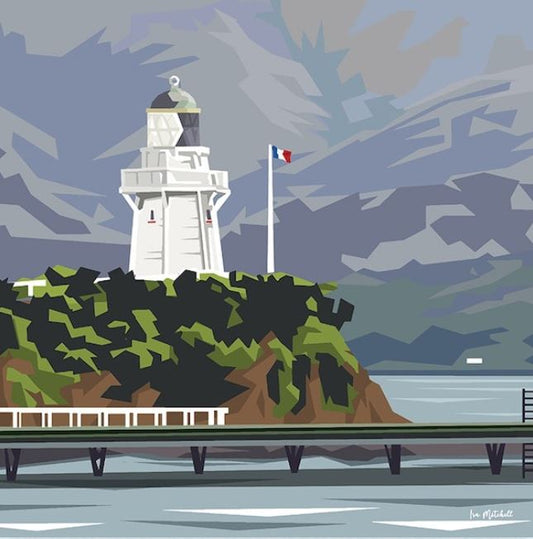 Ira Mitchell - Canvas Art - Akaroa Lighthouse