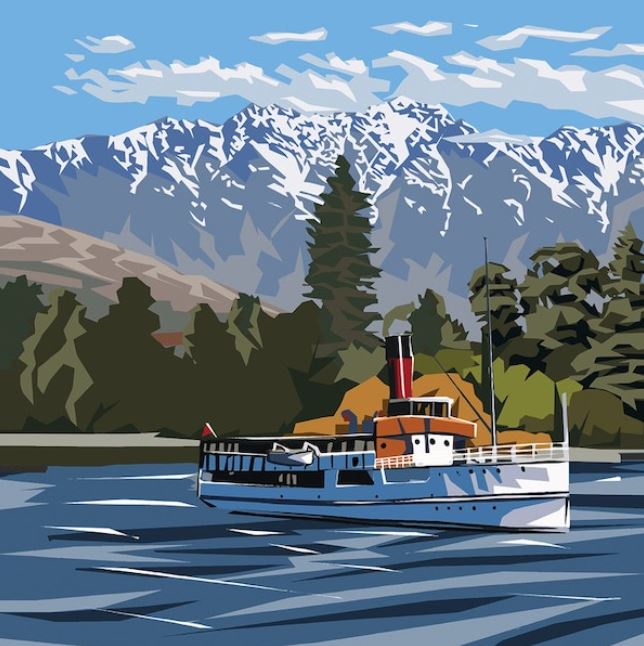 Ira Mitchell - Canvas Art - Earnslaw