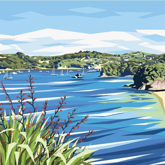 Ira Mitchell - Canvas Art - Halfmoon Bay Stewart Island