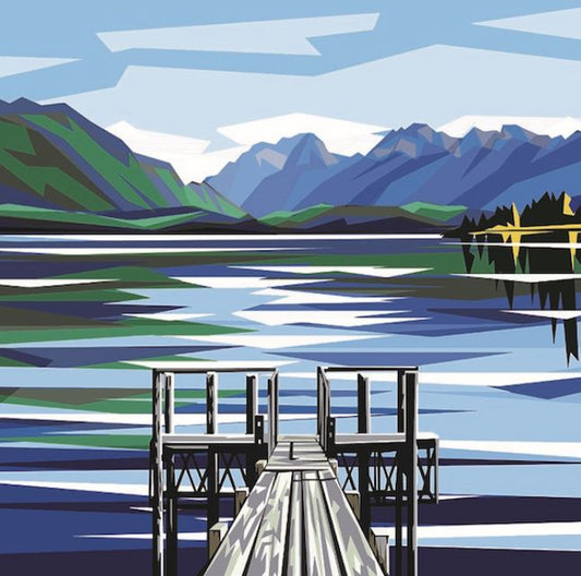 Ira Mitchell - Canvas Art - Lake Te Anau