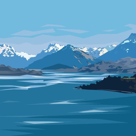 Ira Mitchell - Canvas Art - Lake Wakatipu