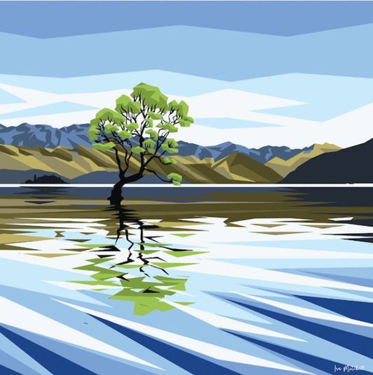Ira Mitchell - Canvas Art - Wanaka Tree Summer