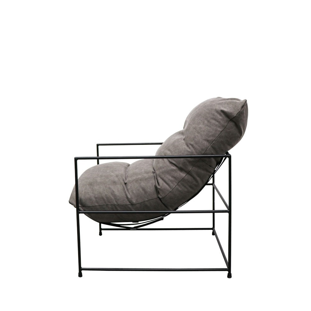 LAURO CLUB CHAIR - CHARCOAL