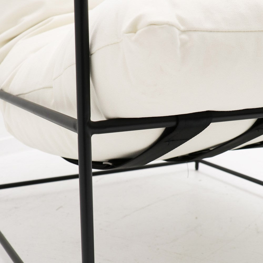 LAURO CLUB CHAIR LARGE - VANILLA