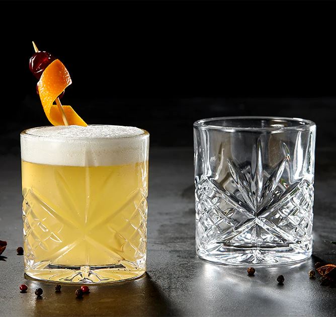 Ophelia Glass Tumbler 2 pack Set