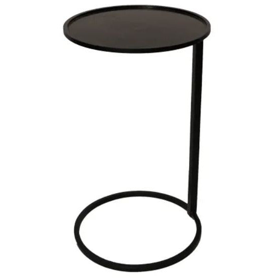 Small circle couch side table