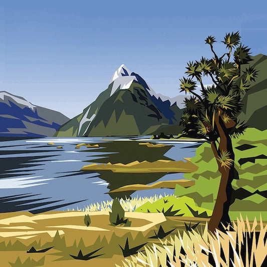 Ira Mitchell - Canvas Art - Mitre Peak