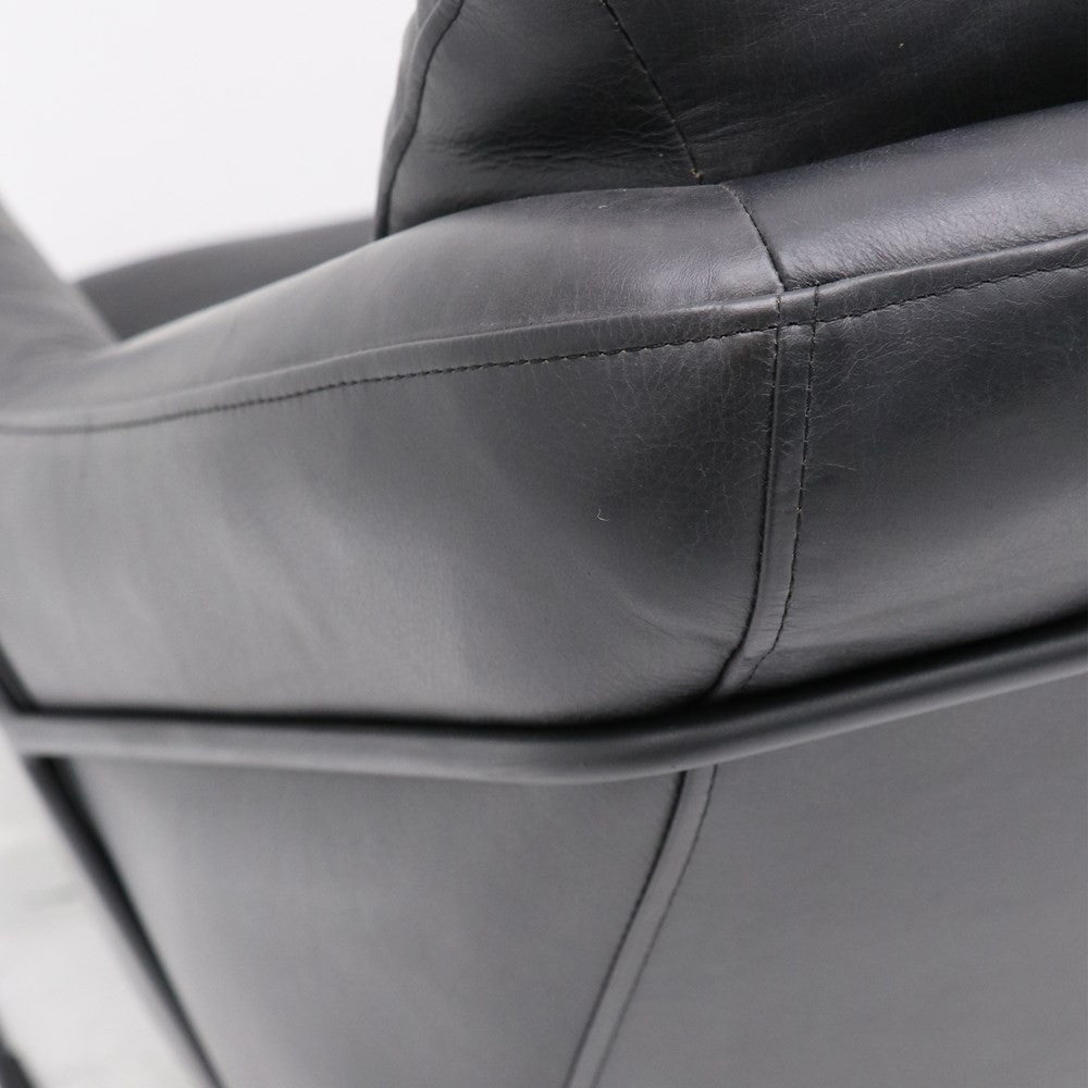 Workshop Armchair - Aged Black