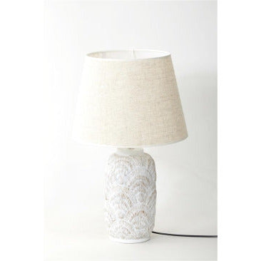 Shell beach table lamp