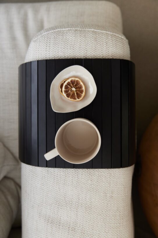 Armchair Side Rest - Black