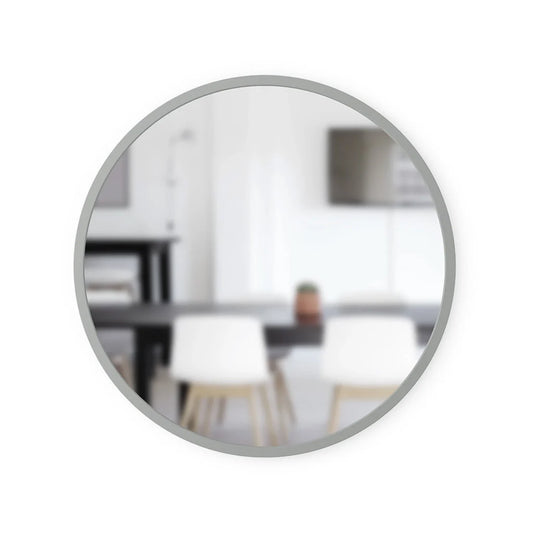 Hub Wall Mirror (94cm) Grey