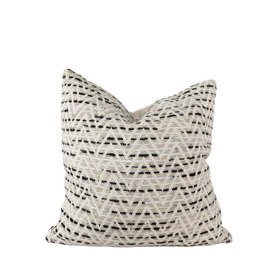 Tara Cushion - Zig Zag Cream