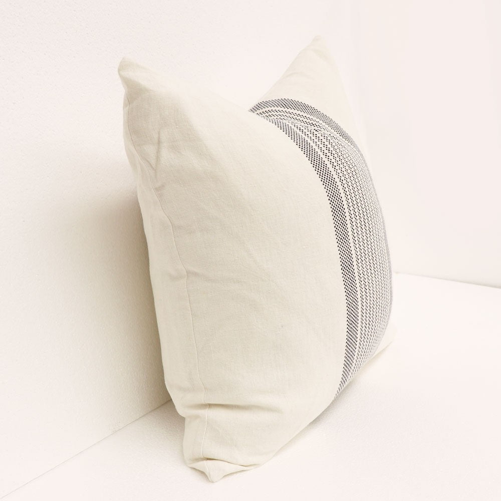 Suki Cushion - Indigo Stripe