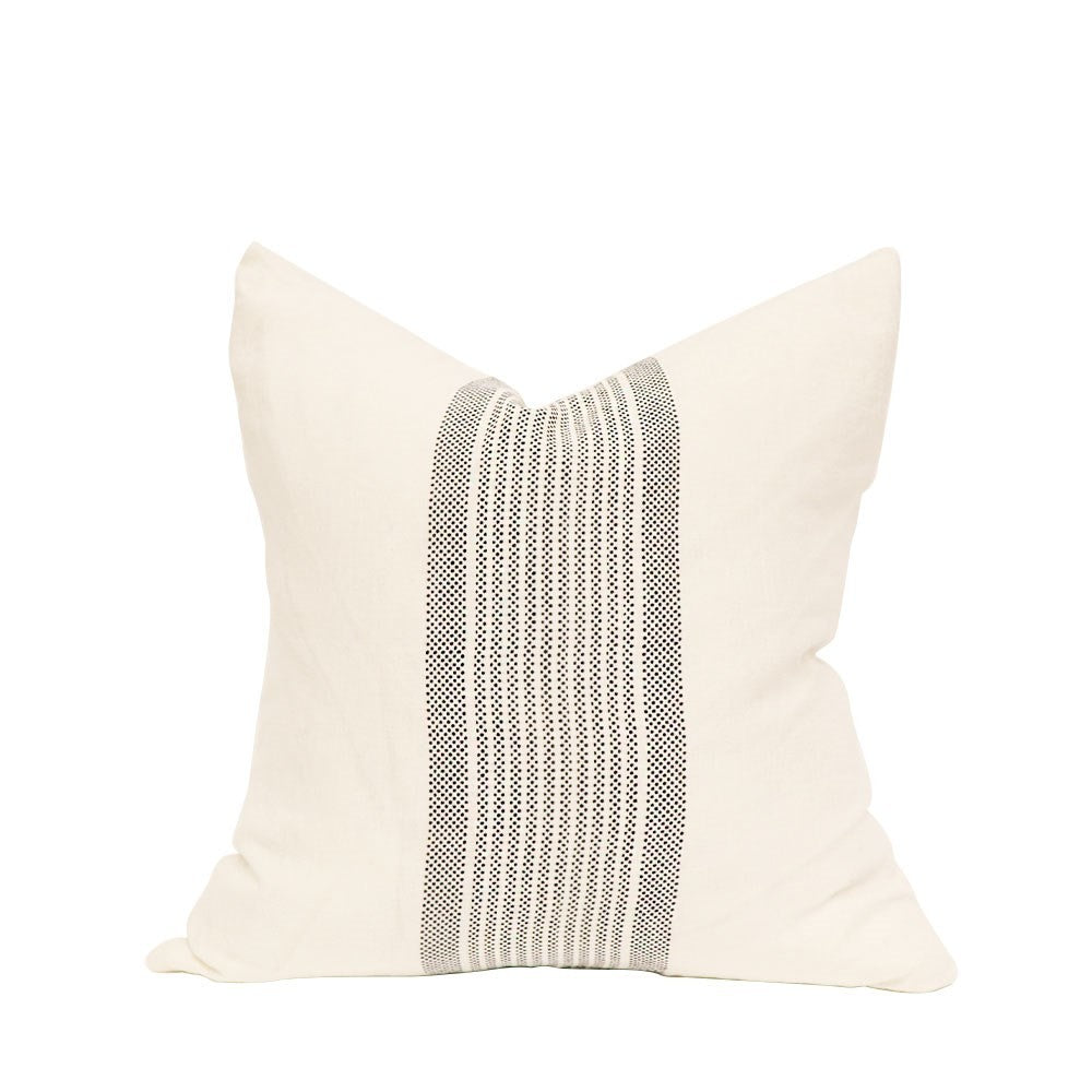 Suki Cushion - Indigo Stripe