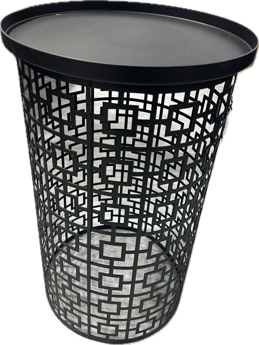 Lattice Iron Side Table