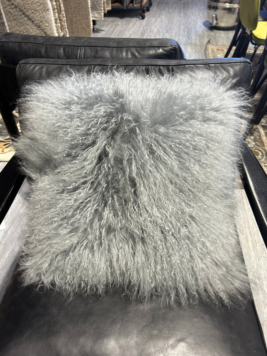 Tibetan Sheepskin Cushion Dove