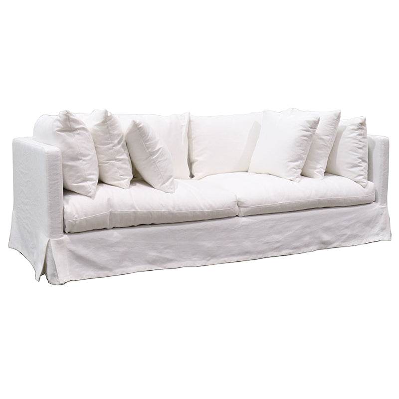 Long Island Sofa - White Linen