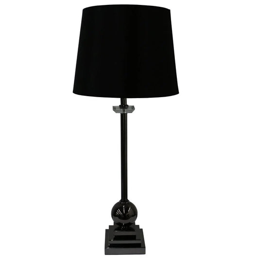 Lynx Lamp with Black Shade