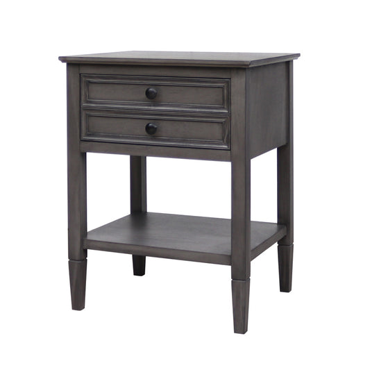 Cyrus Deep Drawer Bedside Table - Black