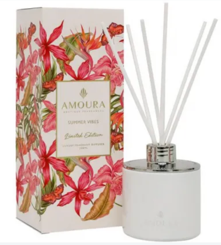 AMOURA LUXURY DIFFUSER - SUMMER VIBES – Peak Interiors Retail