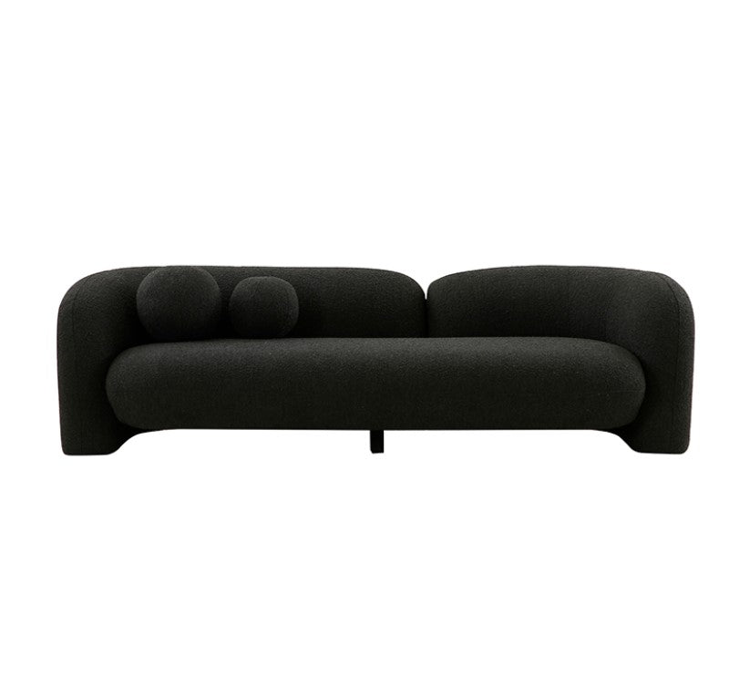 Seattle 3 Seater - Dark Boucle