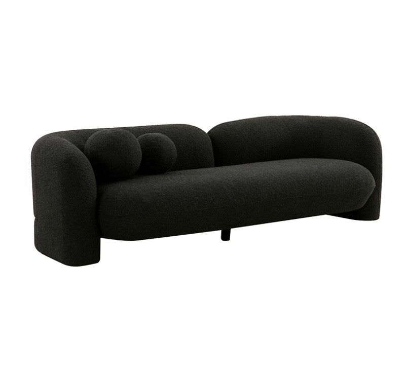 Seattle 3 Seater - Dark Boucle