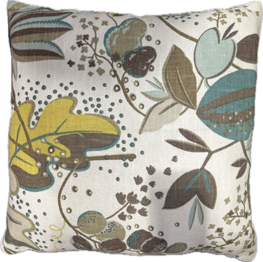Linen floral Cushion